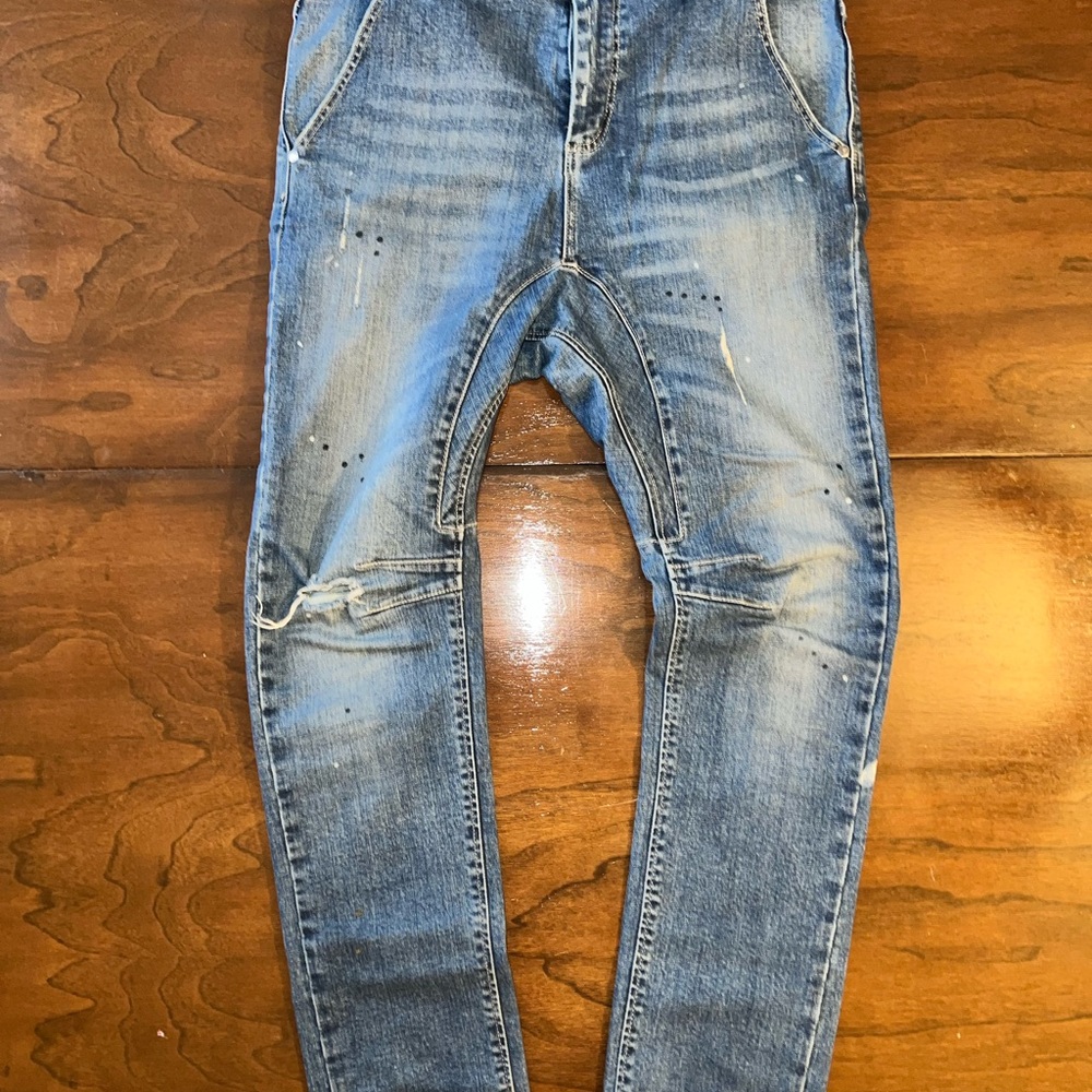 Men's Cotton On Distressed Slim Denim Joggers